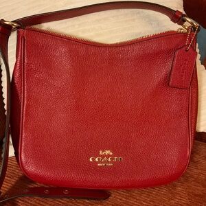 Coach C1648 Women's Ellie Crossbody Handbag Medium - Red